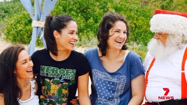 Mel explained that it was utterly heartbreaking sharing the news of her own diagnosis with her family at Christmastime. Pictured with her family