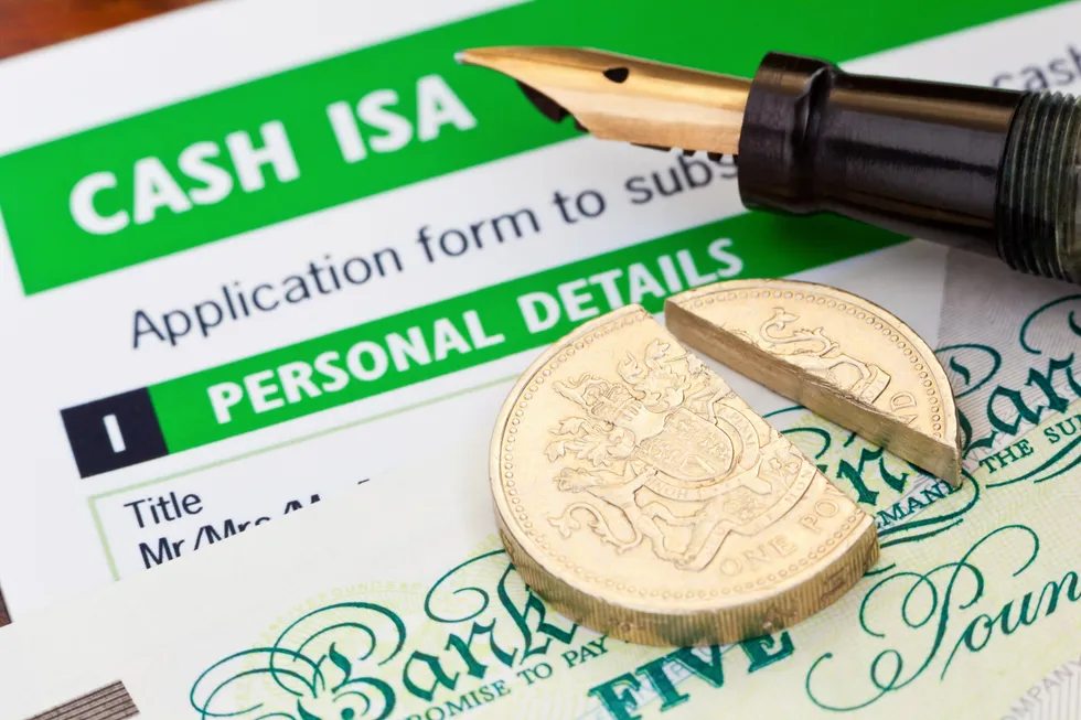 Cash ISA application form