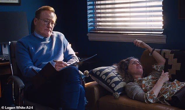 The Mark Twain Prize recipient will likely be rooting for his If I Had Legs I'd Kick You co-star Rose Byrne (R) - who's nominated for best actress alongside Jessie Buckley, Renate Reinsve, Emma Stone and Kate Hudson