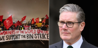 Labour’s top union donor Unite nearly HALVES funding to Keir Starmer’s ‘incompetent’ party
