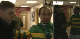 Cheltenham jockeys at centre of ‘racism row’ shake hands on live TV to end dispute
