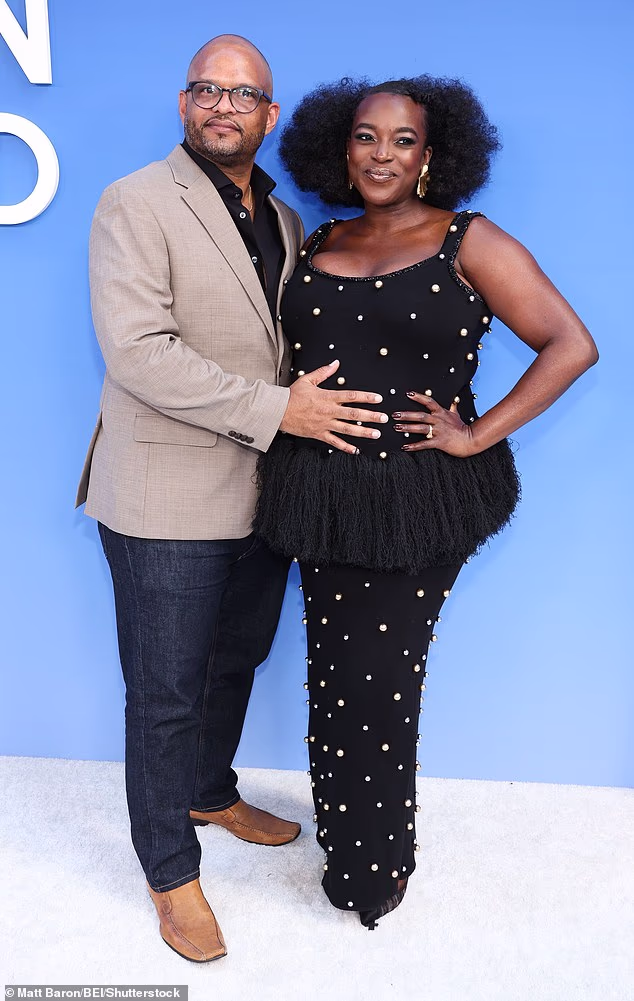 The Sinners star, 39, who is currently expecting her second child, looked radiant as she was joined by her husband Tash Moseley for several photos on the red carpet ahead of the awards ceremony