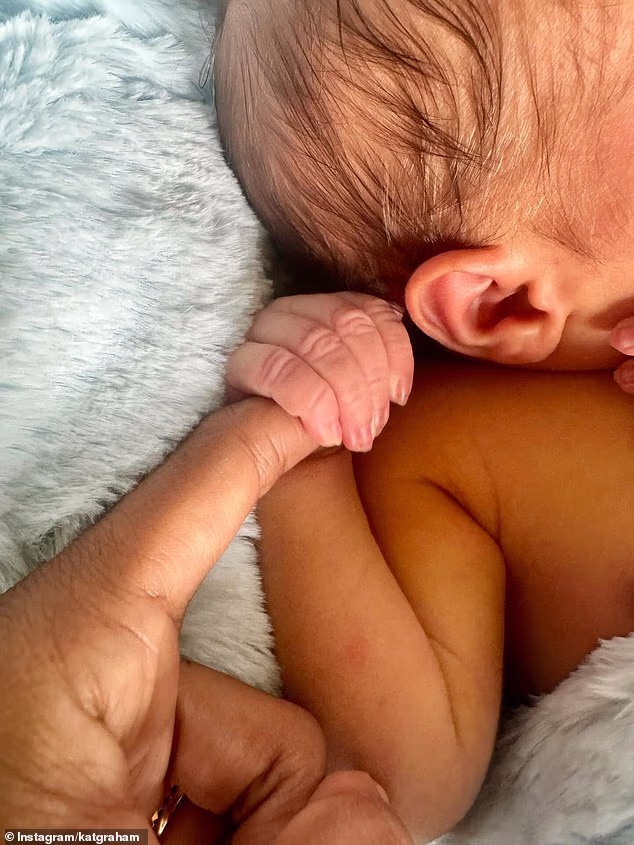 'Welcome to the world Prospero “Spero” Nyemah Wood', they wrote