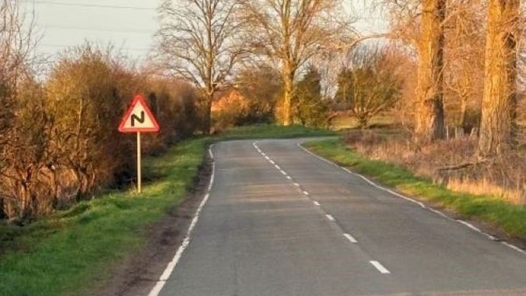 The teenagers were killed after crashing in Toll Bar Road, Marston. Pic: Lincolnshire Police/PA 