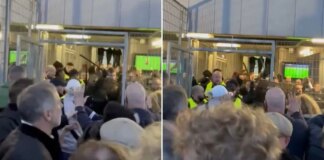 Aston Villa fans beaten by French police with batons before Europa League clash