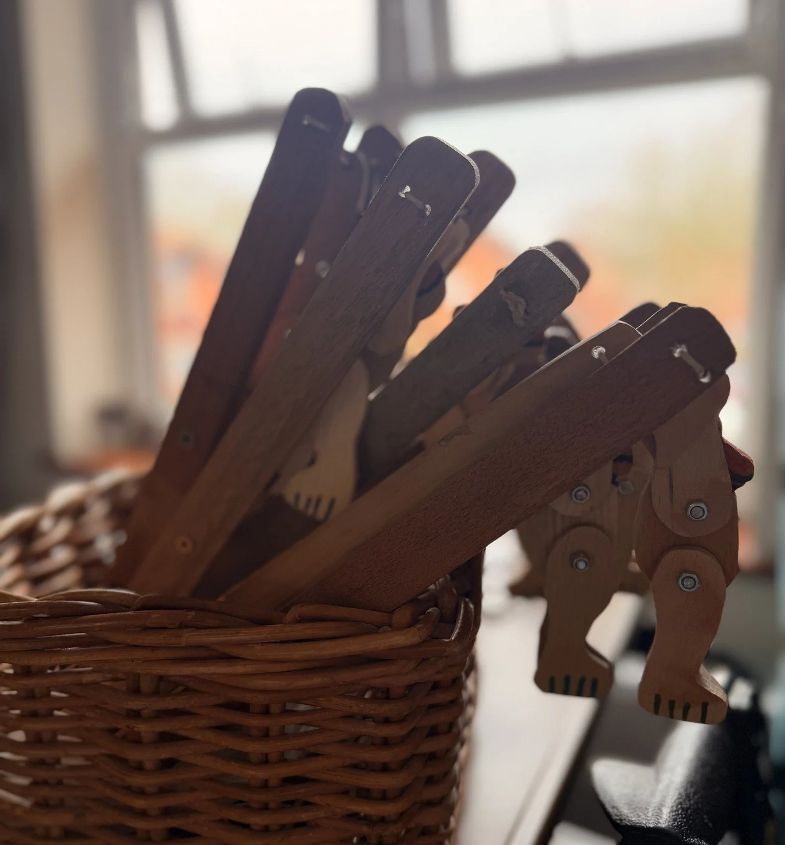 John Harris's handmade wooden toys
