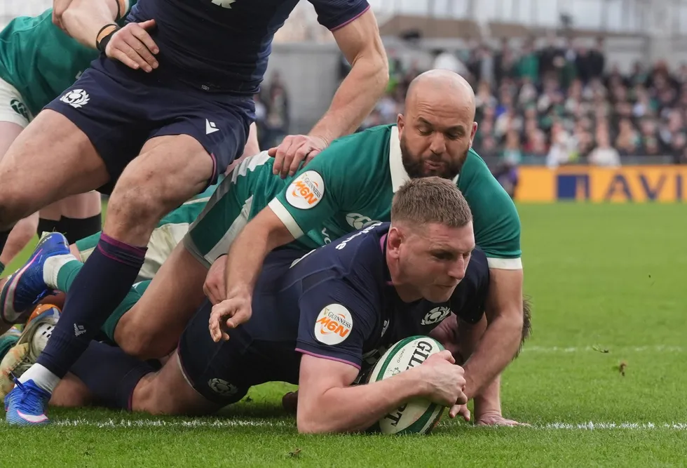 Scotland threatened to claim their first win on Irish soil since 2010