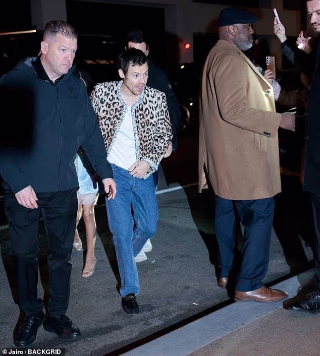 Harry was ready to celebrate after the TV appearance