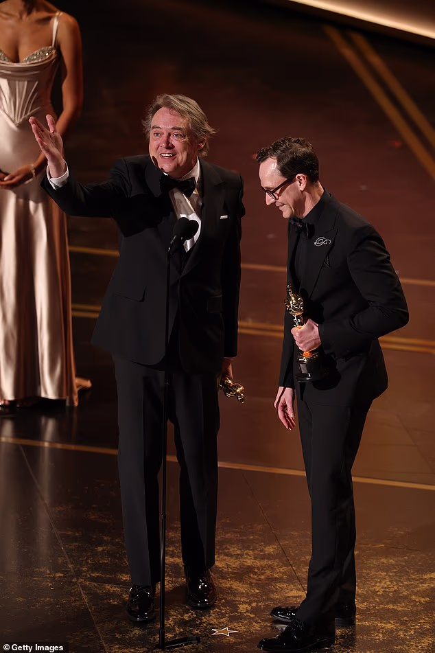 Meanwhile, The Girl Who Cried Pearls earned Best Animated Short Film (Maciek Szczerbowski and Chris Lavis are seen accepting the honor)