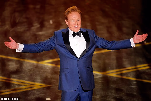 Just before that Conan O'Brien, 62, returned to host the show for a second consecutive year after taking over the role from Jimmy Kimmel