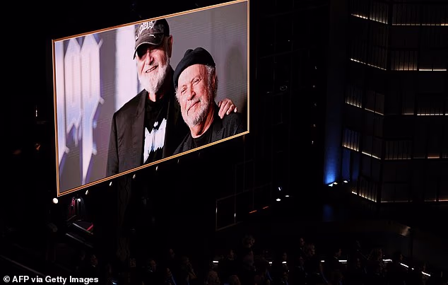 'My friends, Rob's movies will last for lifetimes because they were about what makes us laugh and cry and what we aspire to be: far better in his eyes, far kinder, far funnier and far more human,' Crystal continued after listing off Reiner's most popular films