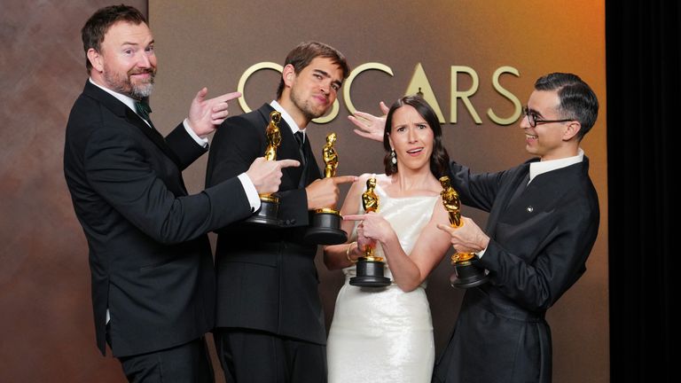 Not often there's a tie. Pic: AP