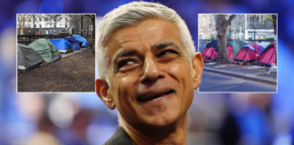 Sadiq Khan CANNOT solve homeless crisis blast Tories as ‘migrant tent camps’ blight London
