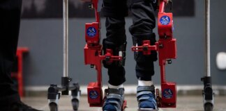 Boy, 7, becomes first to trial ‘life-changing’ exoskeleton