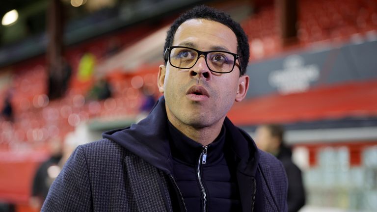 Chelsea head coach Liam Rosenior. Pic. PA