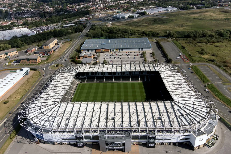 Derby County's Pride Park stadium