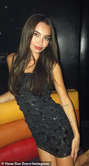 He's also dated UCLA grad Hana Sun Doerr (pictured July 14)