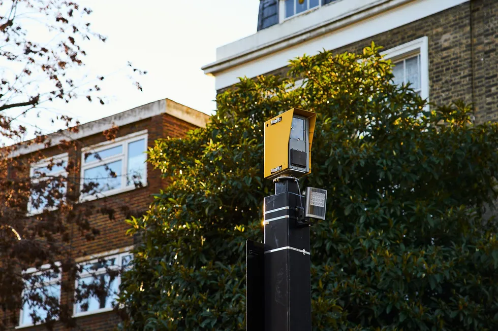 An example of a radar-based road camera