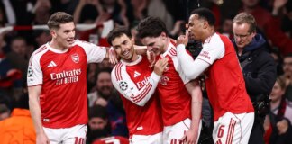 Gunners keep quadruple hopes alive as two England stars secure victory