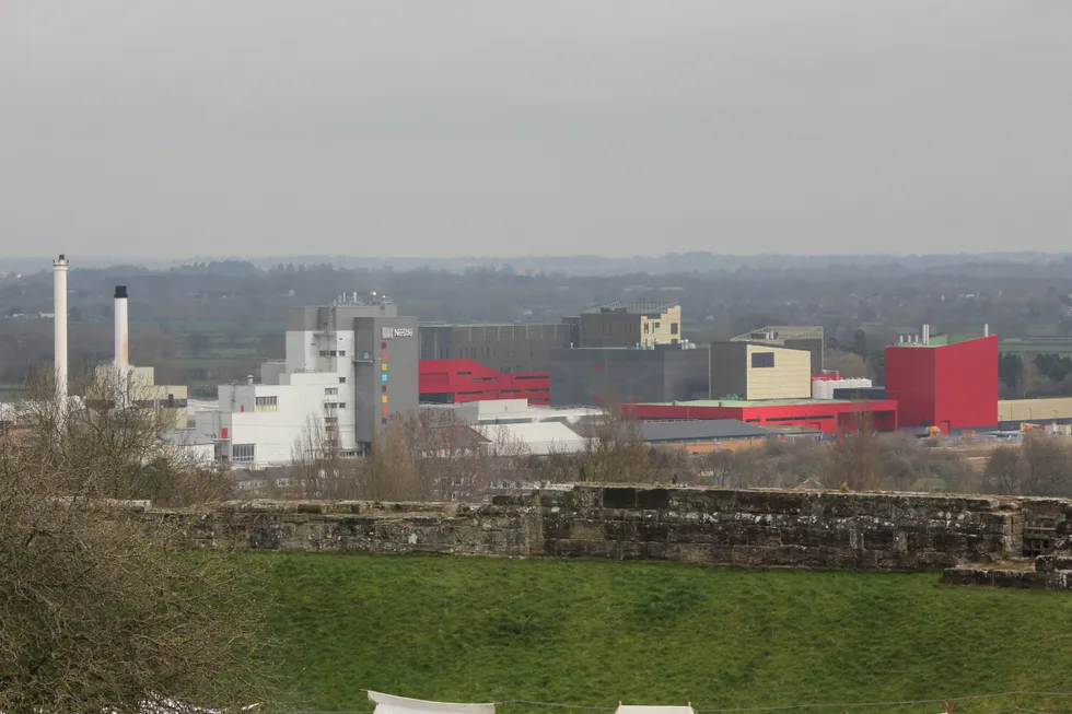 Nestle factory in Tutbury