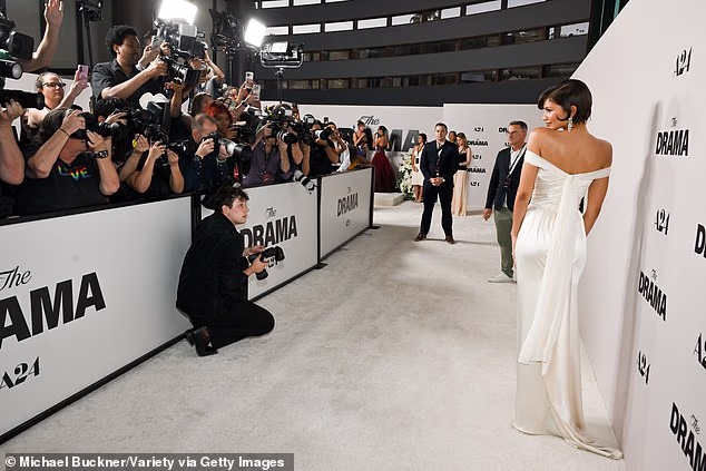 She added: 'And it was a very important moment for me in my life and my career, but also for my family, my folks. That moment meant a lot to me so this felt like the right time to bring this one out of the archive. And also, it happened to be a wedding dress'