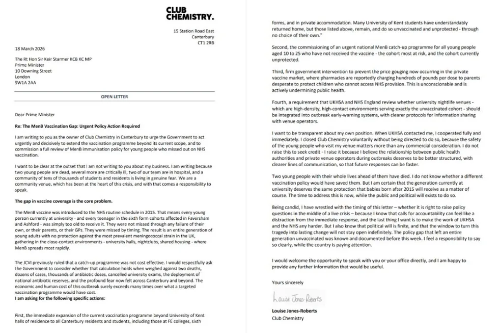 CLUB CHEMISTRY LETTER