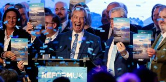 Nigel Farage sets sights on ‘massive political shakeup’ at Reform UK’s Scottish manifesto launch