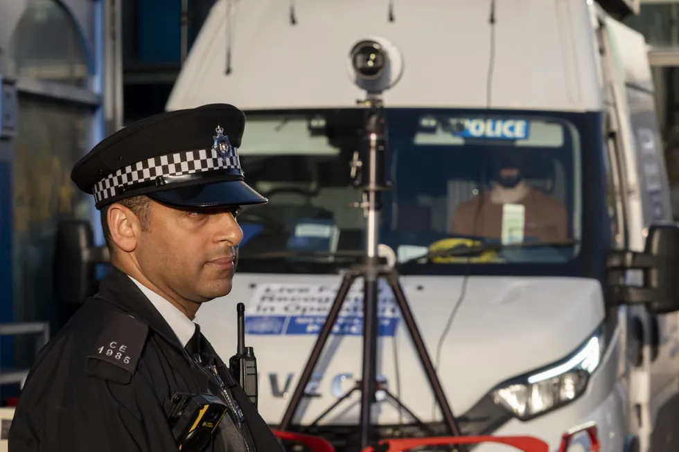 Met Police live facial recognition van