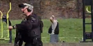 armed police swarm to park after man seen wearing ‘suicide vest’… but the reality is not what it seems