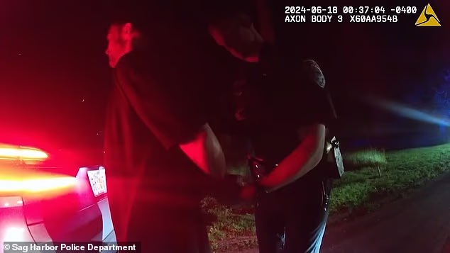 The bodycam footage then shows the star being placed into handcuffs. Timberlake had reportedly refused to take a breathalyzer test at the time of the incident, the Daily Mail previously revealed