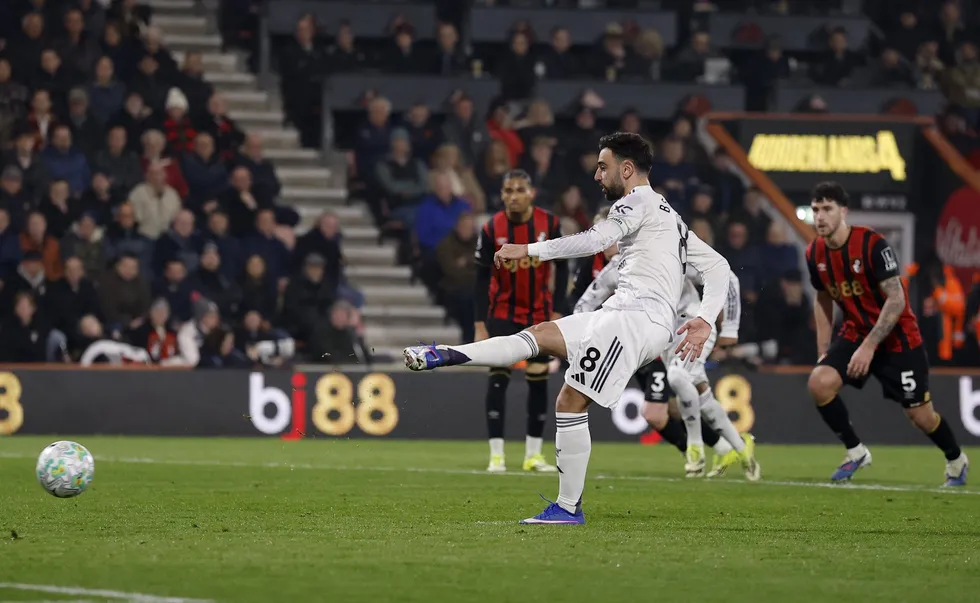 Bruno Fernandes both scored and assisted in United's draw