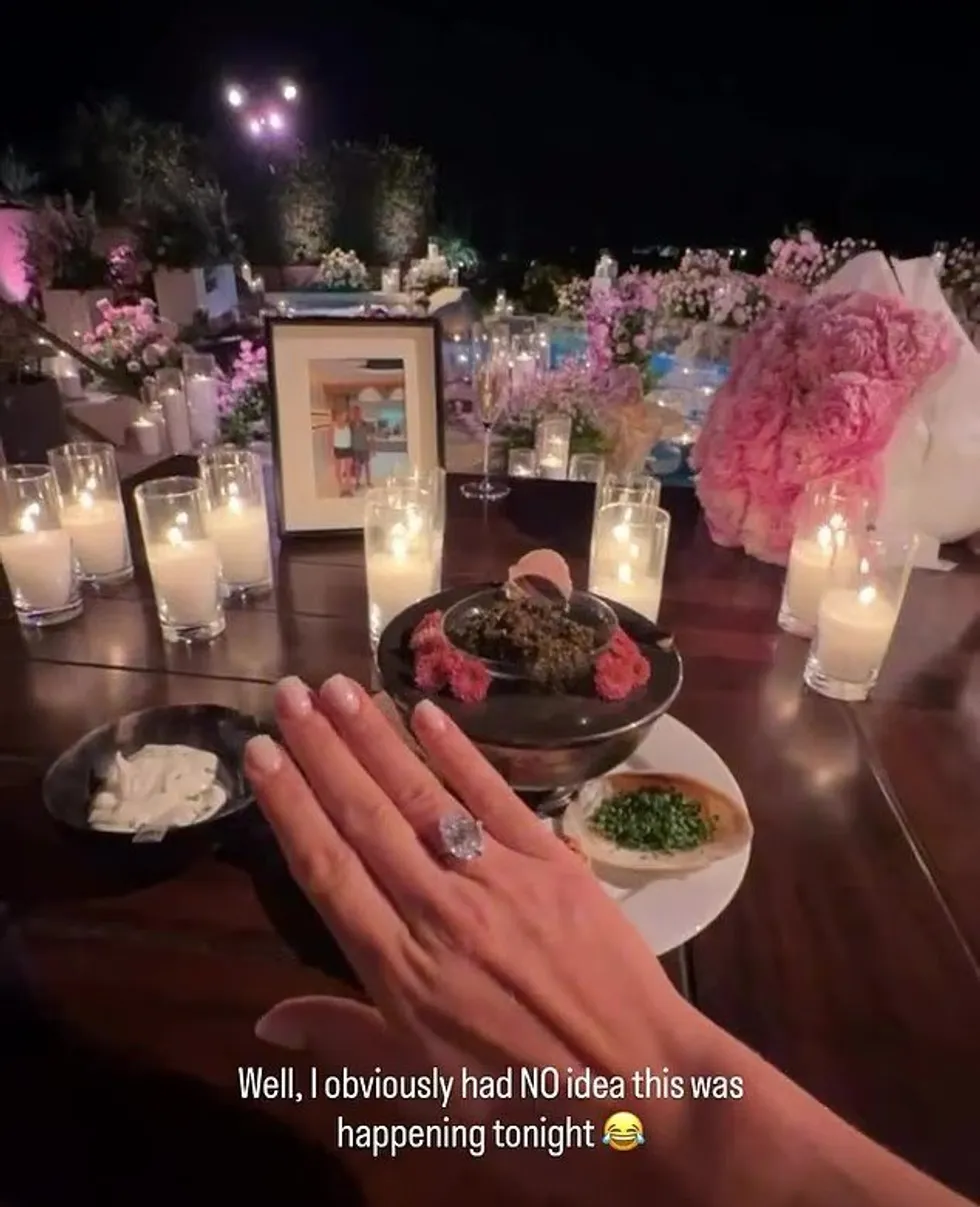 Aryna Sabalenka showed off her engagement ring on social media