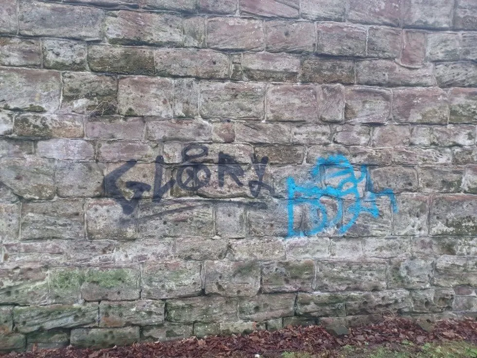 Graffiti Chester Walls from January