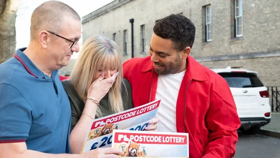Sharon Healy, Chris Smith, People's Postcode Lottery winners