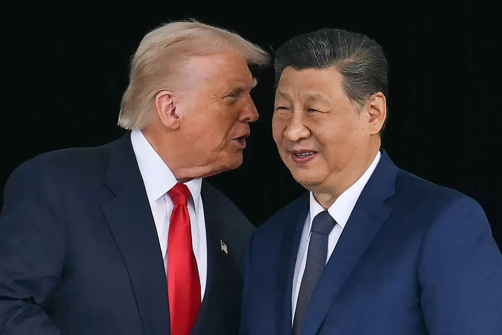 Donald Trump and Xi Jinping