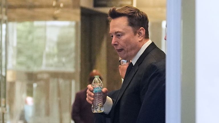 Elon Musk denied defrauding shareholders during a court appearance earlier in March. Pic: AP