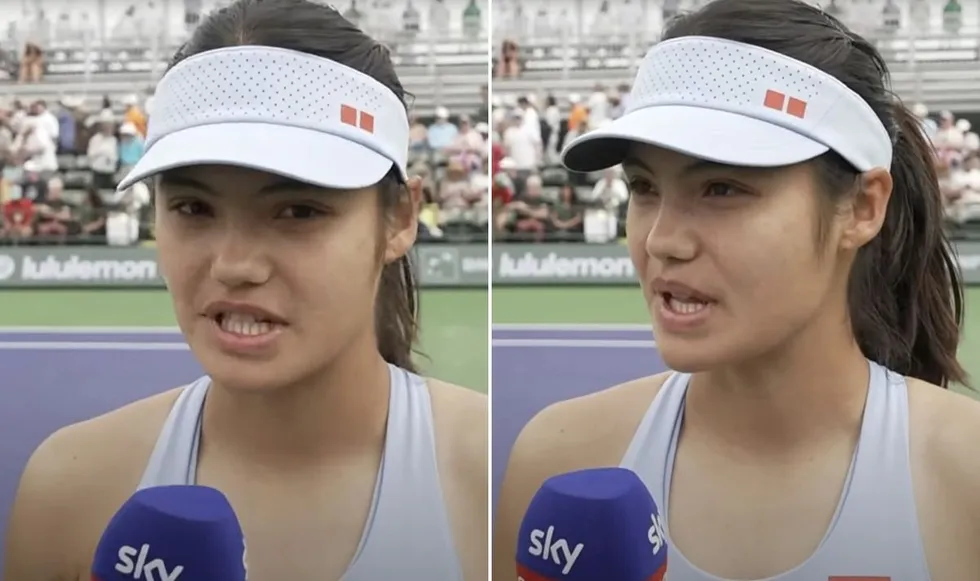 Emma Raducanu said she is "not aiming for the stars" as she looks to keep herself grounded