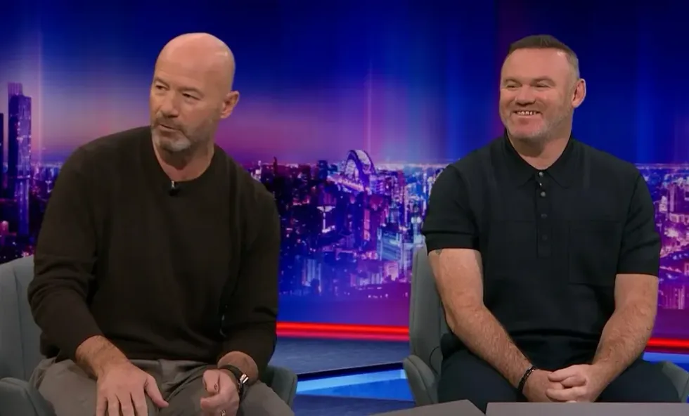 Wayne Rooney and Alan Shearer