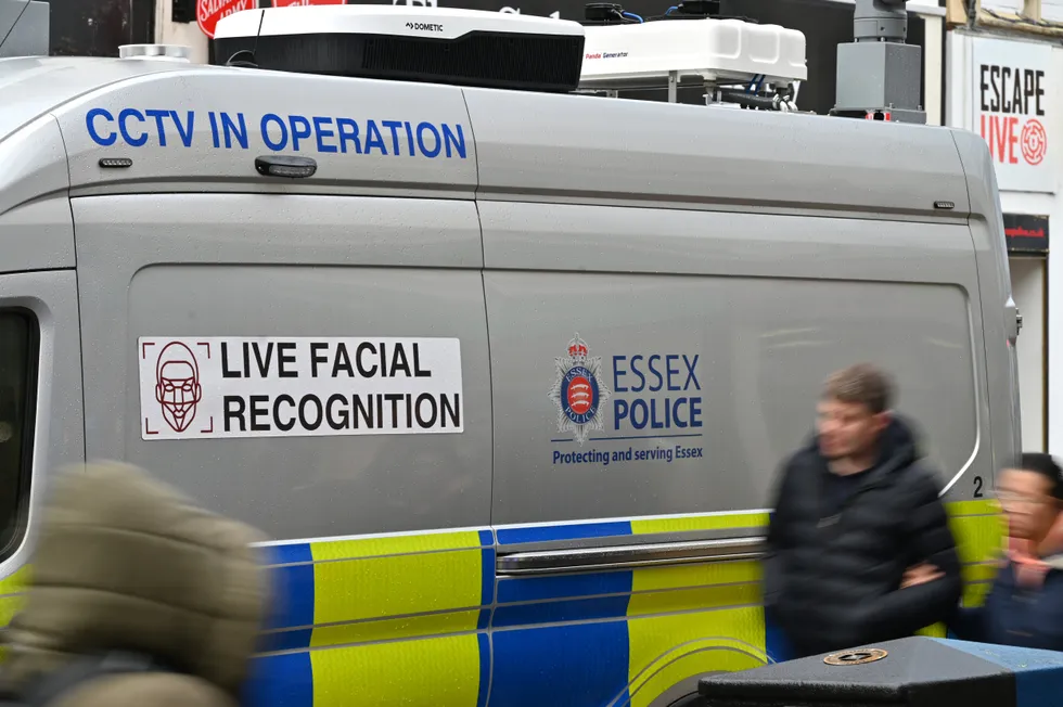 Essex Police live facial recognition van