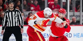 Flames vs Red Wings sees Patrick Kane score twice as Detroit beats Calgary 5-2