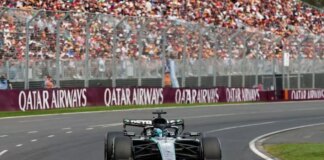 George Russell claims Australian Grand Prix victory to secure first career championship lead as Mercedes takes 1-2