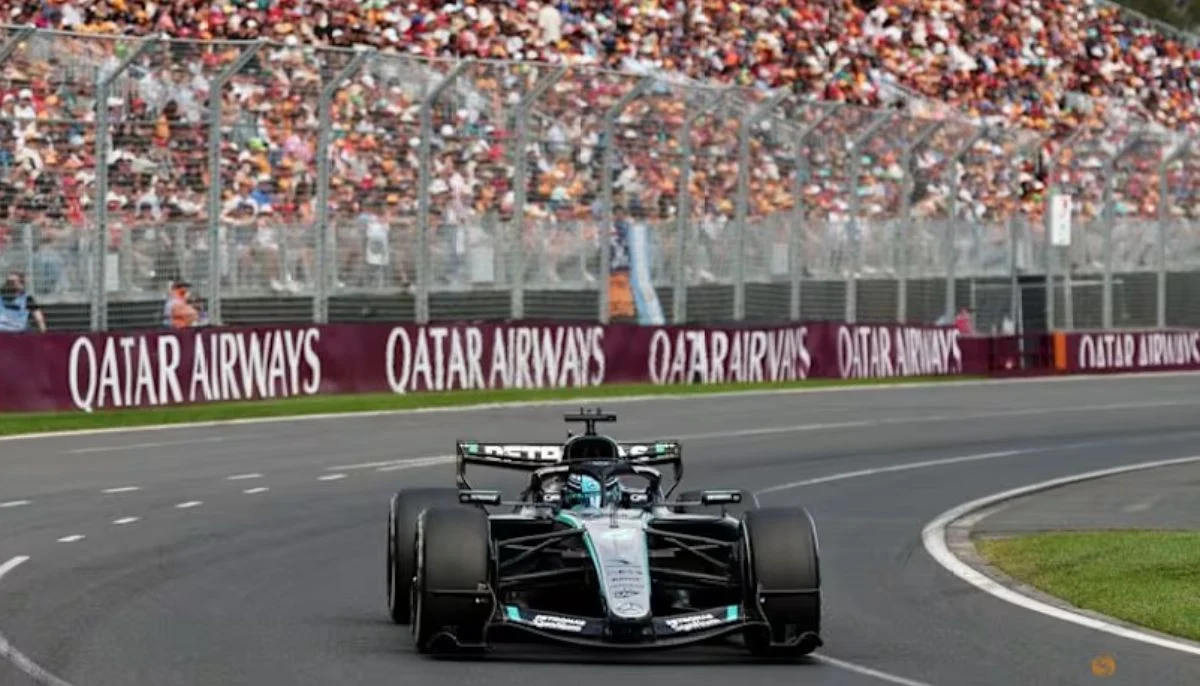 George Russell claims Australian Grand Prix victory to secure first career championship lead as Mercedes takes 1-2