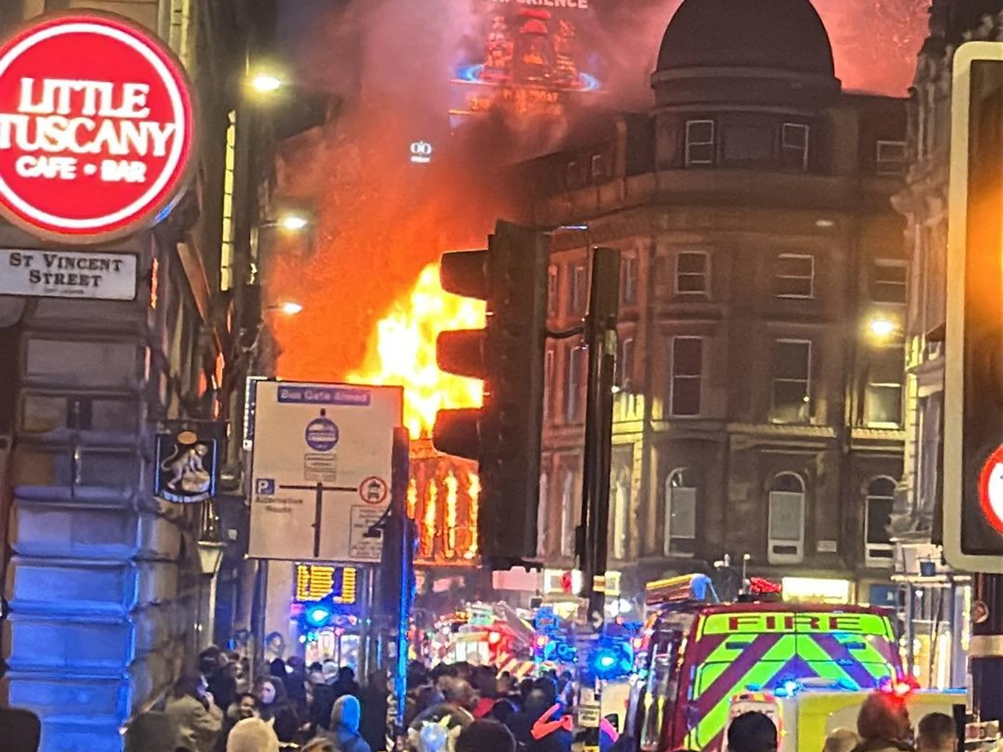 Glasgow station fire