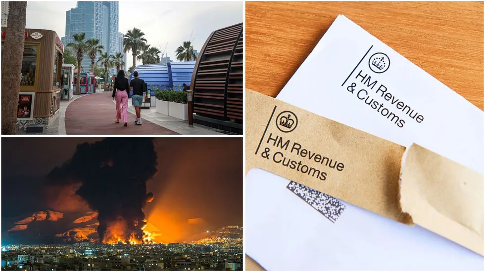 HMRC letter, Dubai expats and US strike in Tehran