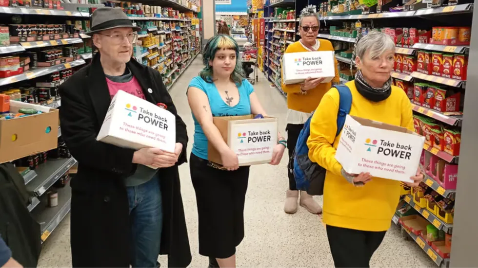 Take Back Power activists