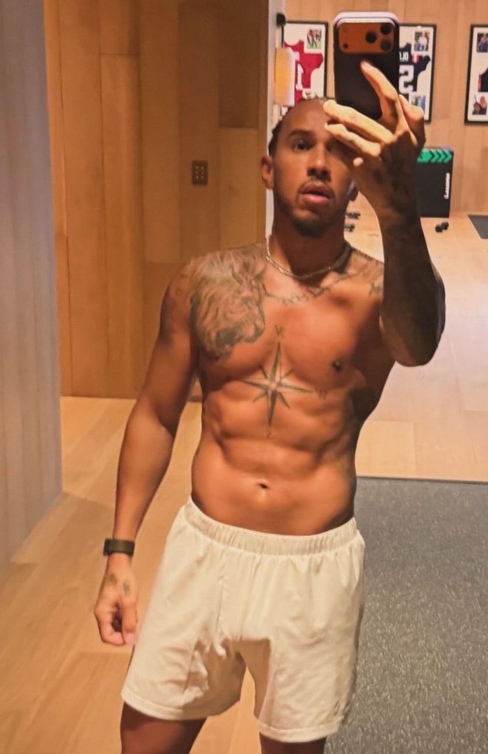 Lewis Hamilton has unveiled his impressive physical condition in a striking shirtless photograph shared on Instagram, signalling his readiness for the upcoming Melbourne Grand Prix