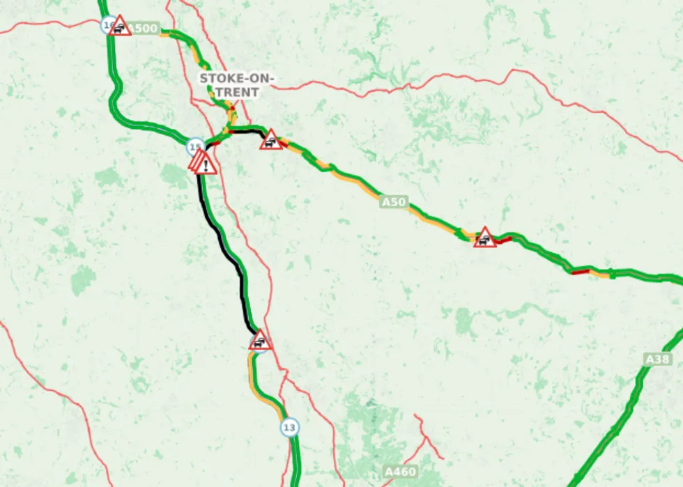 Long delays remain along the M6 this afternoon