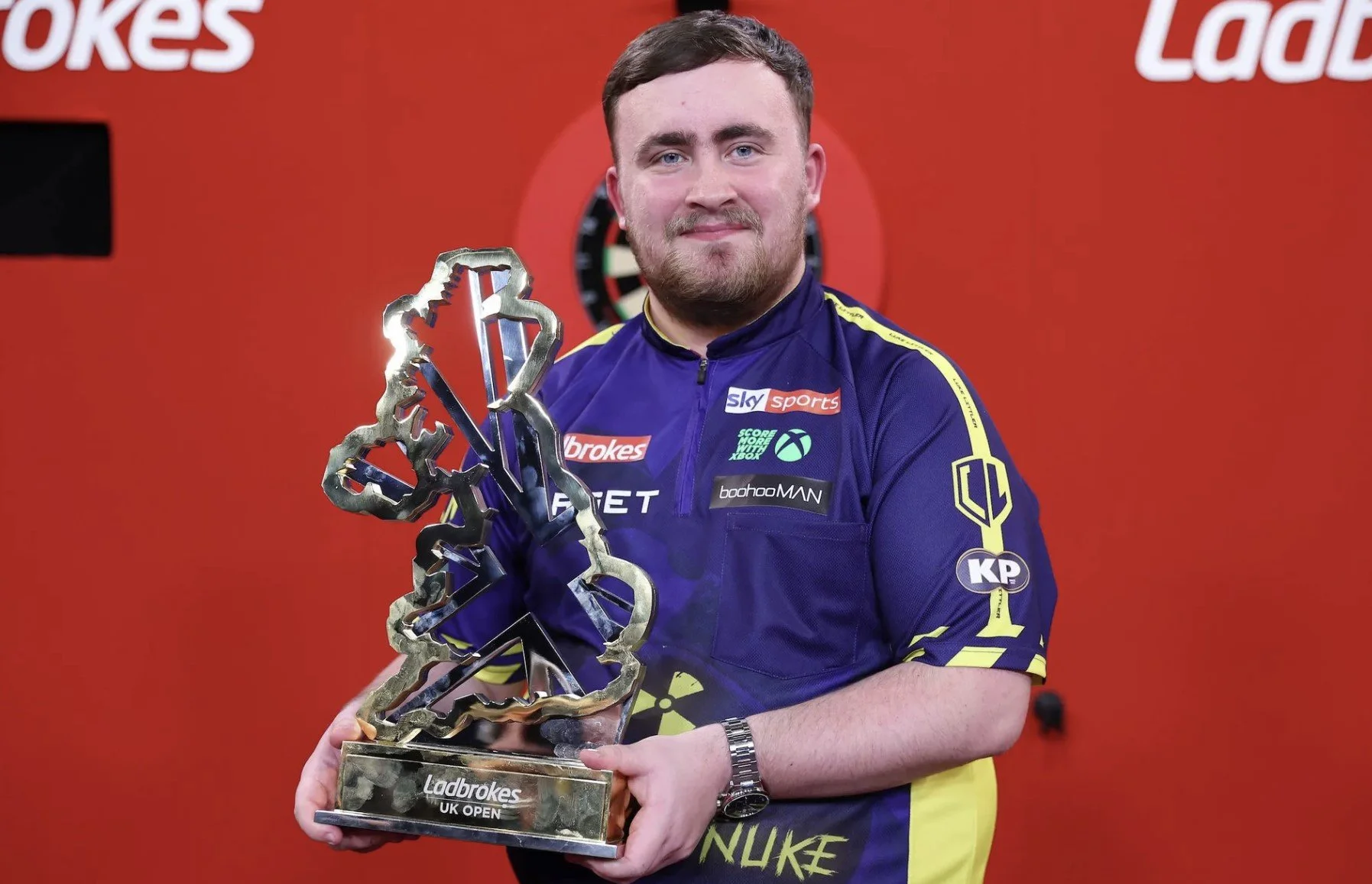 Luke Littler retained his UK Open title with another win over James Wade
