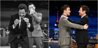 Luke Thompson teach Jimmy Fallon a romantic Bridgerton dance