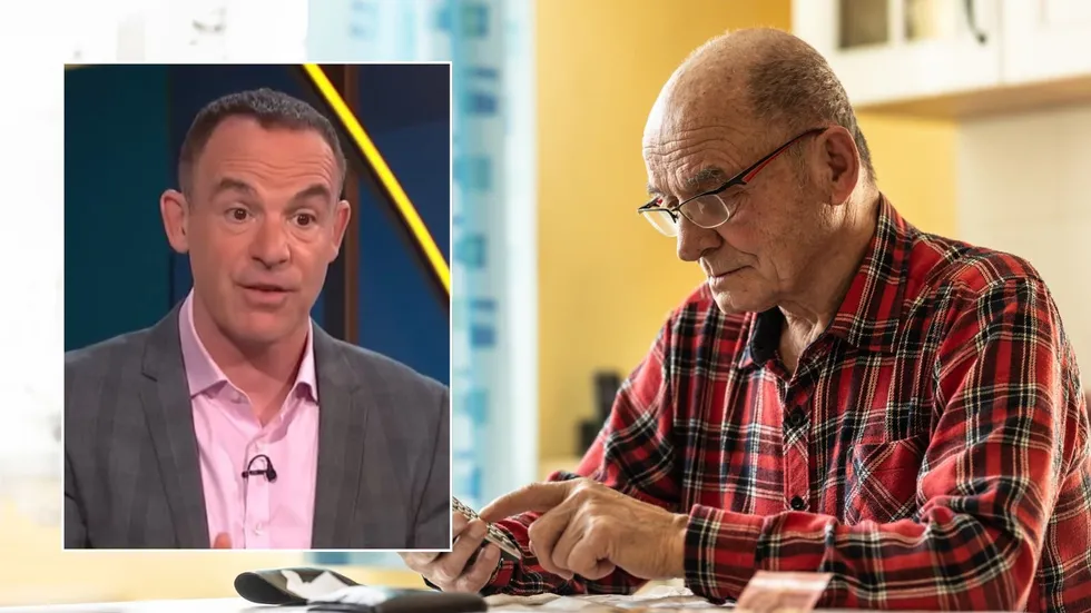 Martin Lewis and man on phone